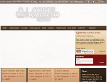 Tablet Screenshot of cortecariano.com